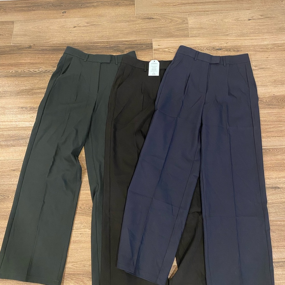 Bundle NIMIN women’s dress pants small navy black green work pants NWT